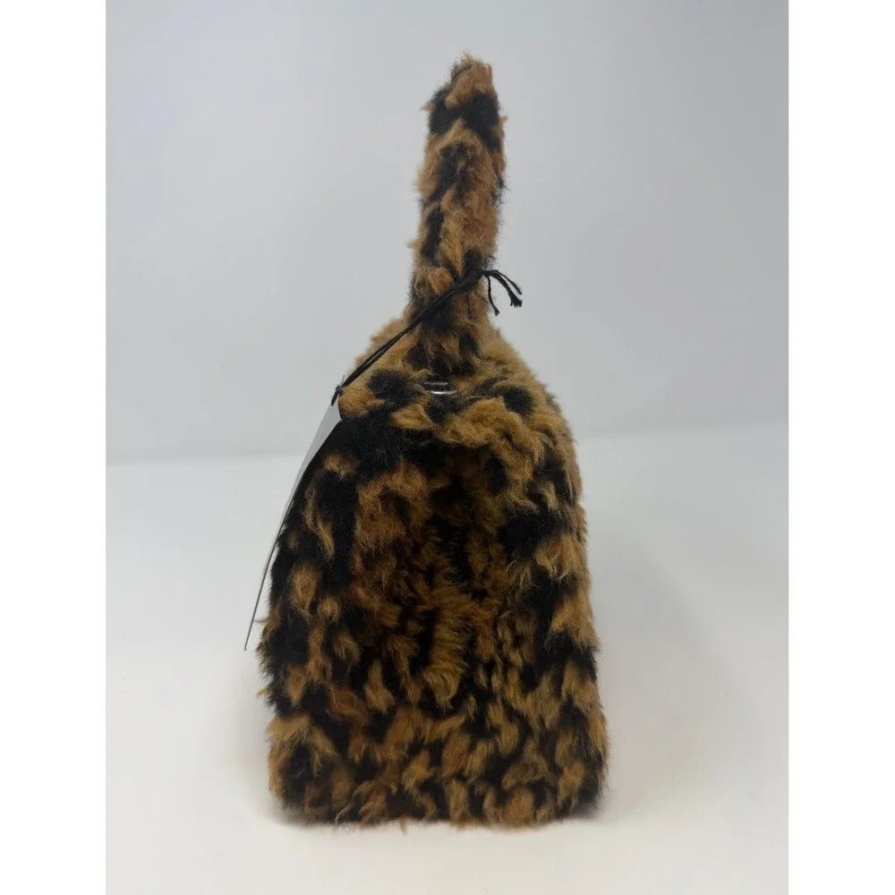 Balenciaga Hourglass Leopard Print Small Handbag